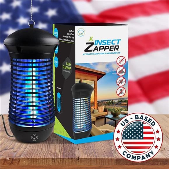 Bug Zapper Indoor Outdoor-4000V High Powered Electric Mosquito Zapper Home Patio - Picture 4 of 6